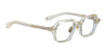 Ottica Mondello Roma - Jacques Marie Mage - JMMHOLRX-14Q - HOLDEN - BRUT RX - Acetate - shape Hexagonal - transparent beige - EYEWEAR - EYEGLASSES - Unisex,Uomo,Donna,Women,Men - lens Clear - Made In Japan
