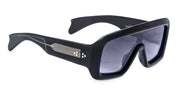 Ottica Mondello Roma - Jacques Marie Mage - JMMMK-58 - PAUSA - RAVEN - titanium, acetate - shape Mask - Black - EYEWEAR - SUNGLASSES - Unisex,Uomo,Donna,Women,Men - lens Gradient grey - Made In Italy