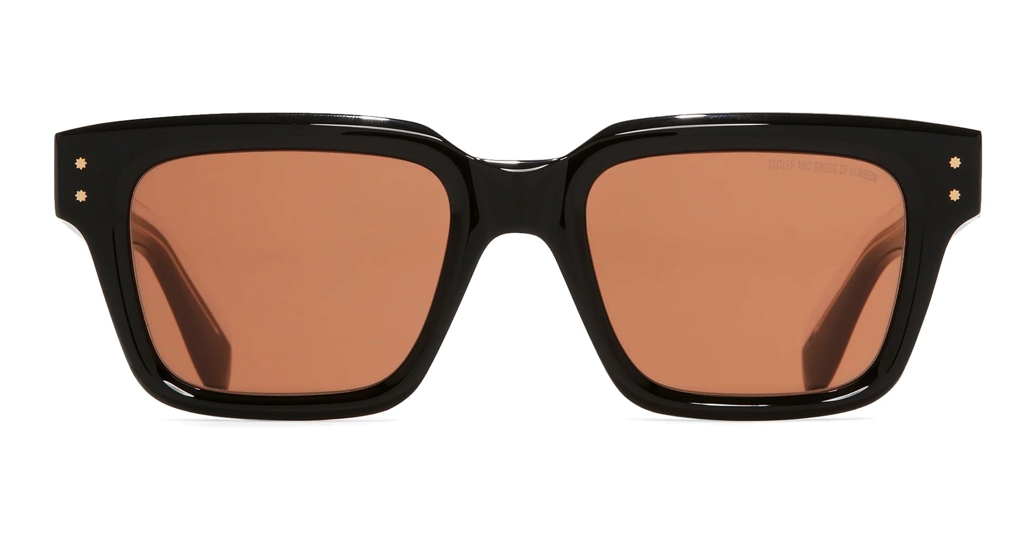 Ottica Mondello Roma - Cutler and Gross - CGSN-1434-53-01 - 1434 - BLACK - Acetate - shape Squared - Black - EYEWEAR - SUNGLASSES - Unisex,Uomo,Donna,Women,Men - lens Brown - Made In Italy