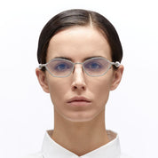 Ottica Mondello Roma - Kuboraum - KROJ70SI000000OP - MASK J70 - SILVER RX - Metal - shape  - Gold - EYEWEAR - EYEGLASSES - Uomo,Men - lens  - Made In Italy
