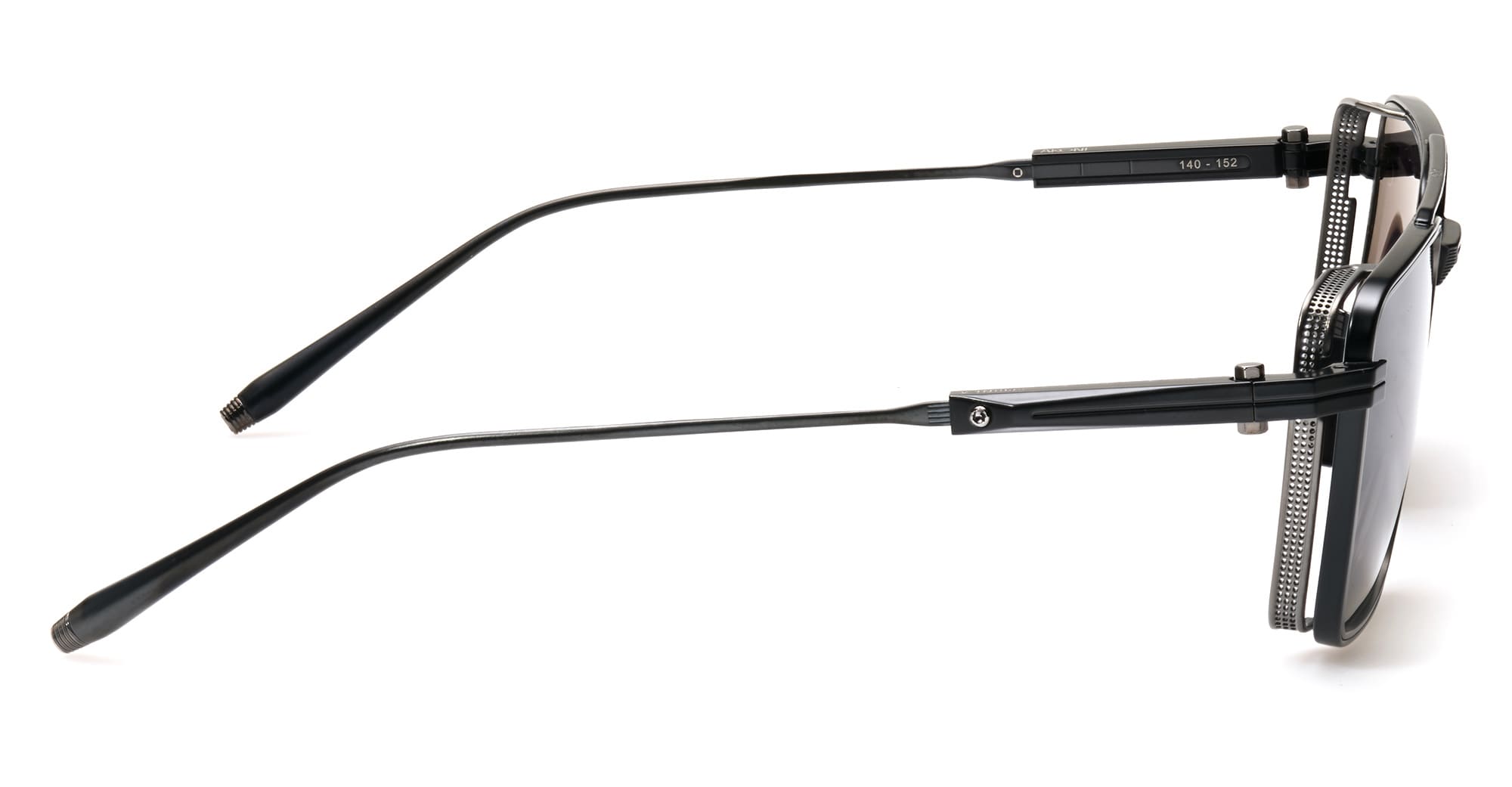 Ottica Mondello Roma - Akoni - AKS-504D-55 - SPRINT-A - BLACK MATTE / BLACK RHODIUM - Titanium - shape  - Black - EYEWEAR - SUNGLASSES - Uomo,Men - lens  - Made In Japan