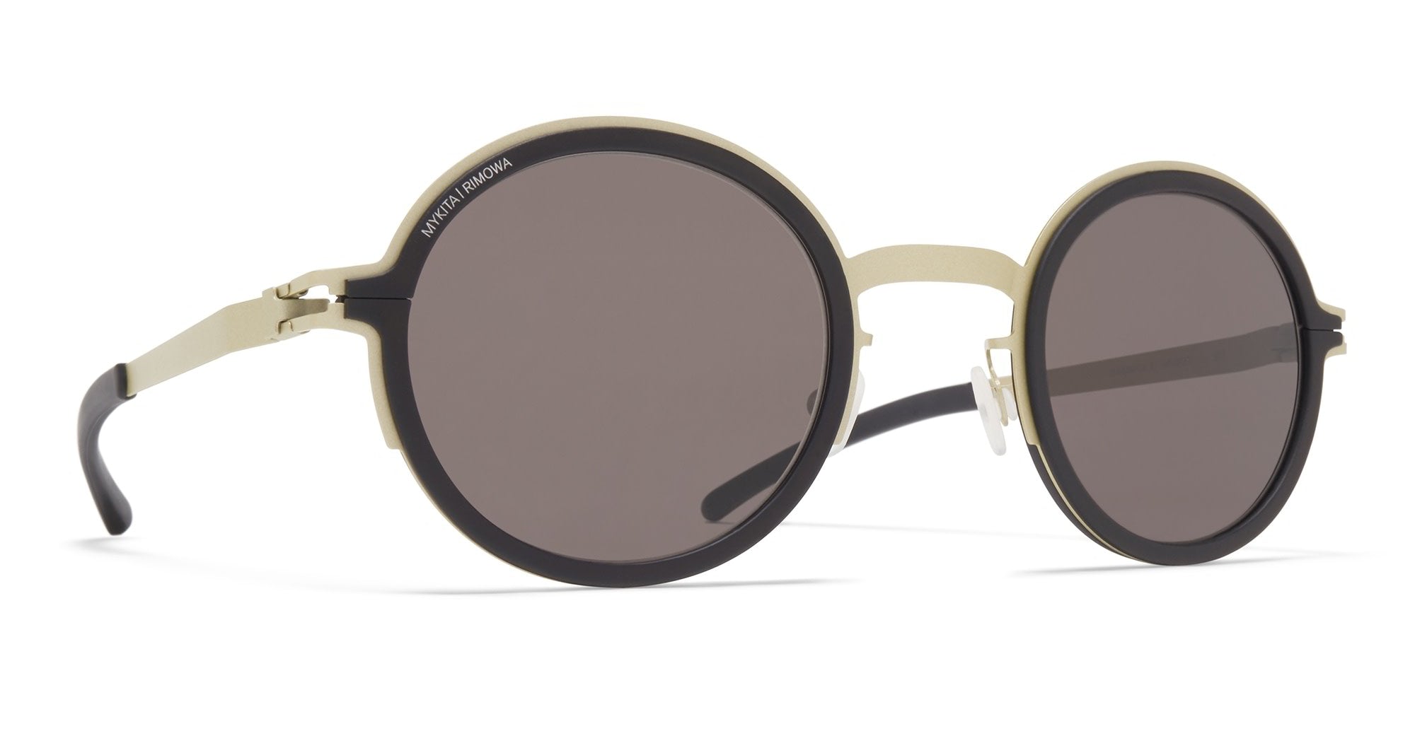 Ottica Mondello Roma - Mykita - 10300639 - MR007 AL3 - Titan / Black /  Brown Lens - stainless steel - shape  - Black, Grey - EYEWEAR - SUNGLASSES - Unisex,Uomo,Donna,Women,Men - lens  - Made In Germany