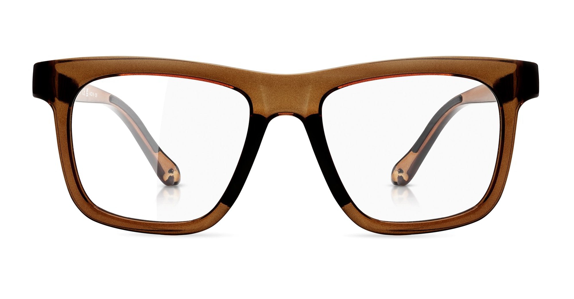 Ottica Mondello Roma - Alba Optics - 8050054517179 - ANVMA V.01 - BROWN GLOSSY RX - Tr90 - shape Squared - brown - EYEWEAR - EYEGLASSES - Unisex,Uomo,Donna,Women,Men - lens Clear - Made In Italy