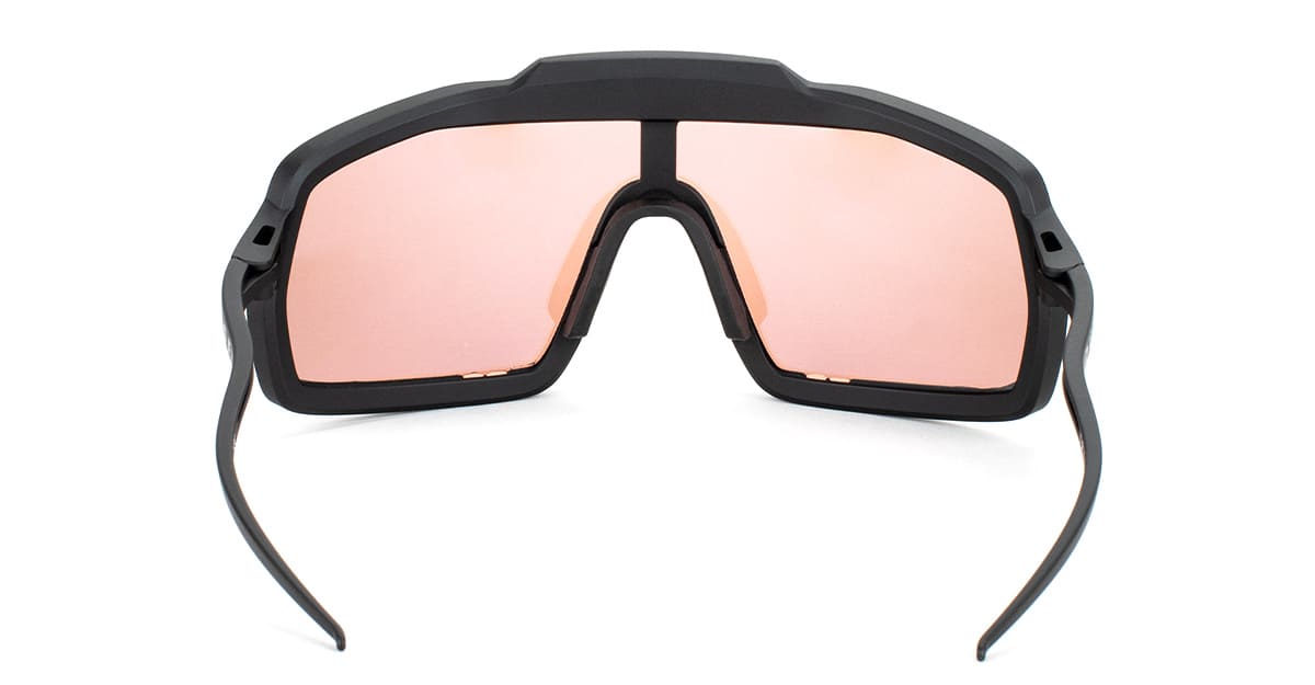 Ottica Mondello Roma - Out Of - XS060288 - BOT - BLACK WITH RED IRID ELECTRONIC LENS - Carbon fiber, grilamid - shape mask - Black - EYEWEAR - SUNGLASSES - Uomo,Men - lens red - Made In Italy