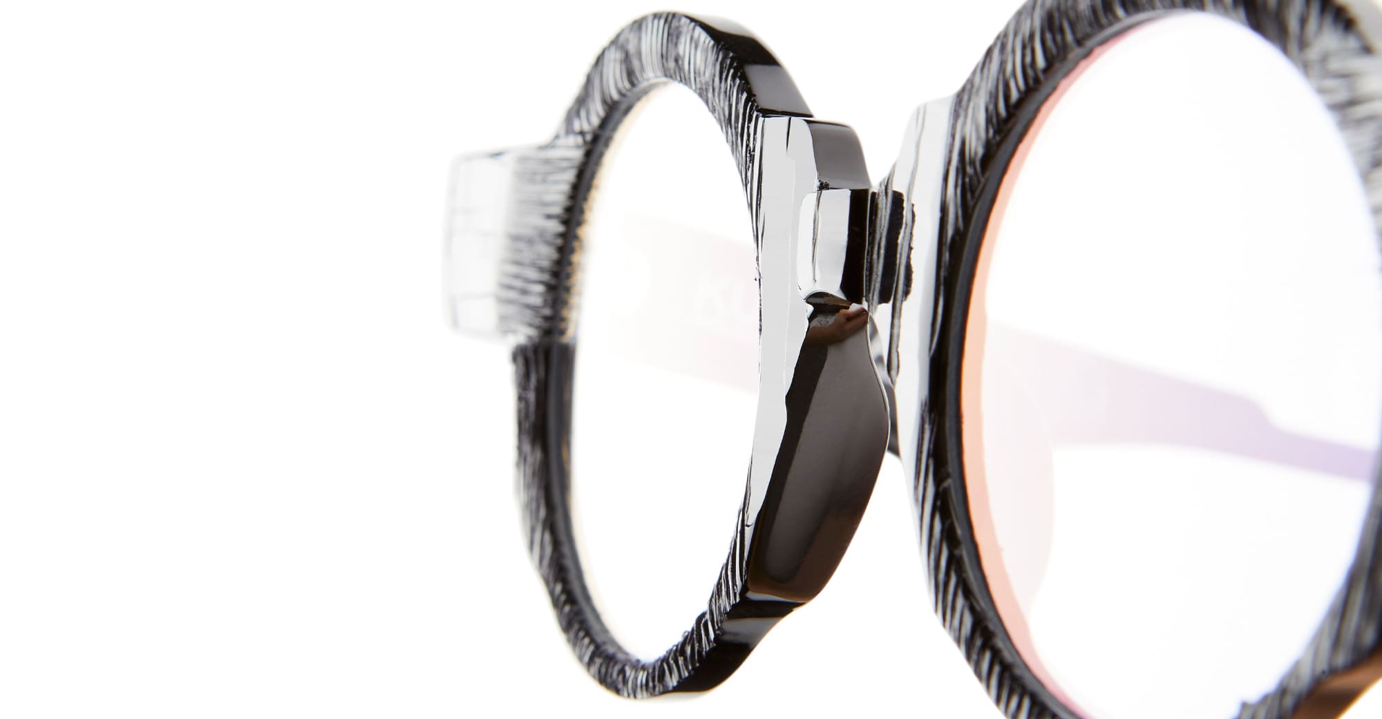 Ottica Mondello Roma - Kuboraum - KROK32BS00SO00OP - MASK K32 - BLACK SHINE SOLAR RX - Acetate - shape  - Black - EYEWEAR - EYEGLASSES - Donna,Women - lens Clear - Made In Italy