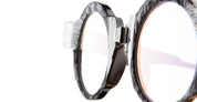 Ottica Mondello Roma - Kuboraum - KROK32BS00SO00OP - MASK K32 - BLACK SHINE SOLAR RX - Acetate - shape  - Black - EYEWEAR - EYEGLASSES - Donna,Women - lens Clear - Made In Italy