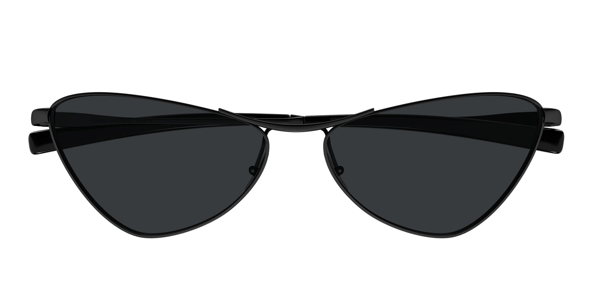 Ottica Mondello Roma - Saint Laurent - SL 830-001 - SL 830-001 - BLACK - Metal - shape Cat-eye - Black - EYEWEAR - SUNGLASSES - Donna,Women - lens Grey - Made In Italy