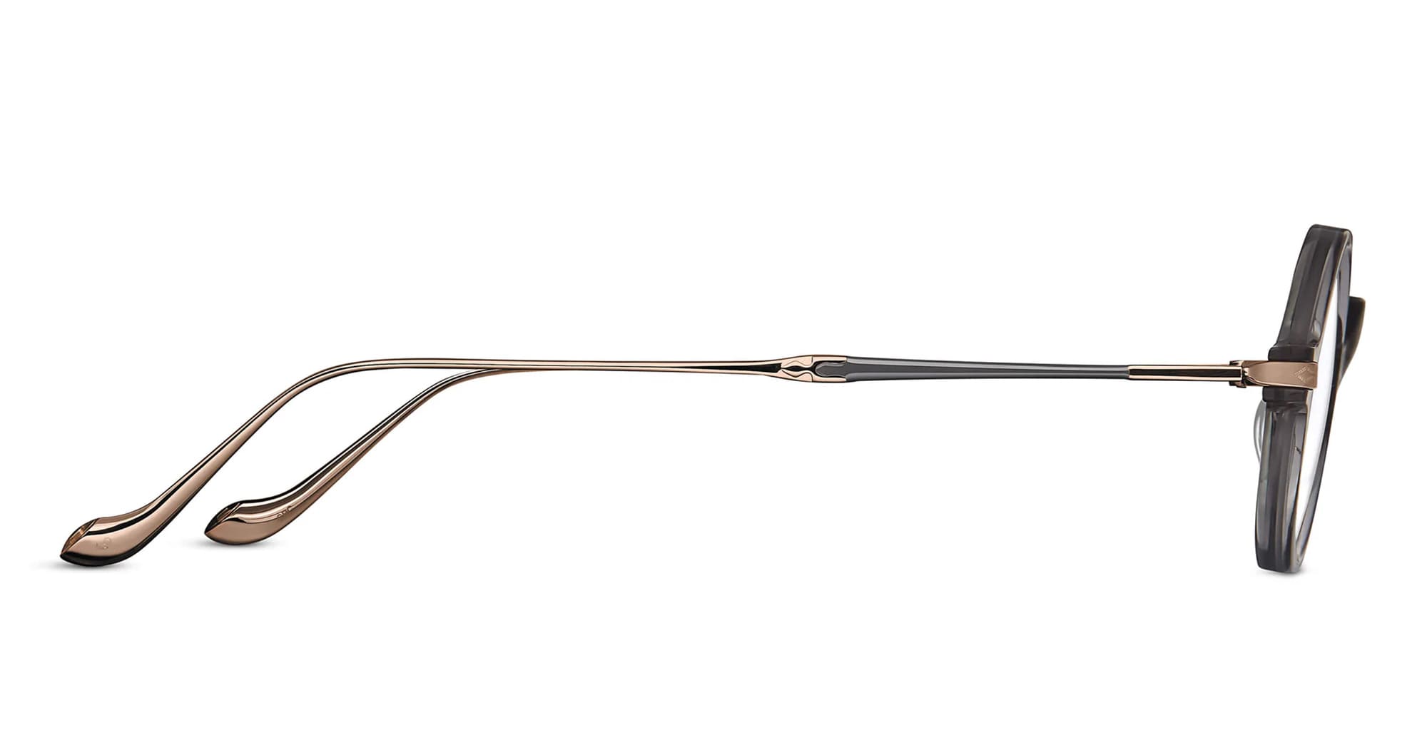 Ottica Mondello Roma - Matsuda - MXMF1.RX.GRC.41 - MXMF1 - GREY CRYSTAL RX - Acetate - shape Round - grey - EYEWEAR - EYEGLASSES - Unisex,Uomo,Donna,Women,Men - lens Clear - Made In Japan