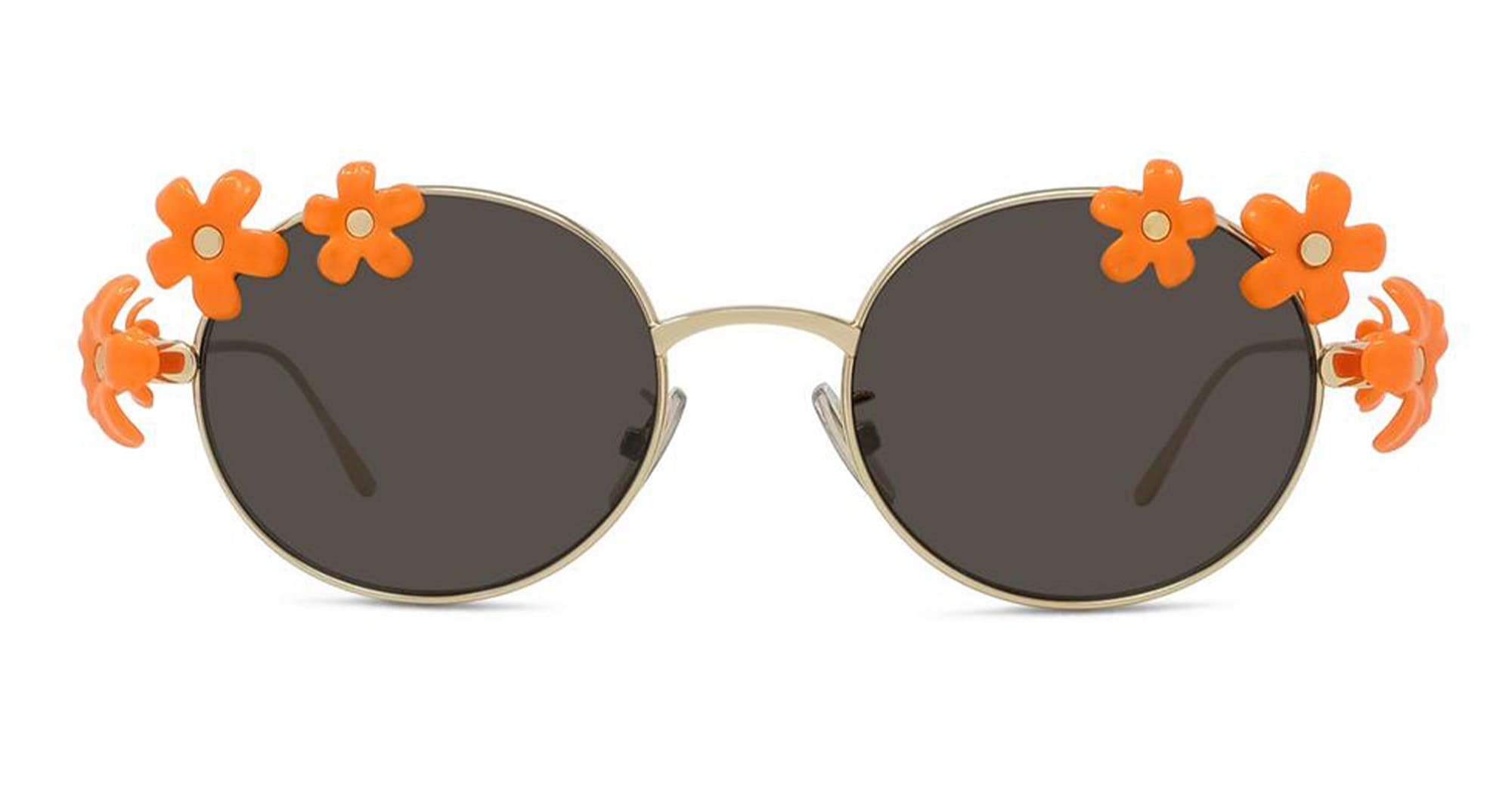 Ottica Mondello Roma - Loewe - LW40173U5130F - SIGNATURE LW40173U - GOLD / ORANGE - Metal - shape Oval - Gold - EYEWEAR - SUNGLASSES - Donna,Women - lens Brown - Made In Italy