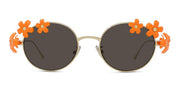 Ottica Mondello Roma - Loewe - LW40173U5130F - SIGNATURE LW40173U - GOLD / ORANGE - Metal - shape Oval - Gold - EYEWEAR - SUNGLASSES - Donna,Women - lens Brown - Made In Italy