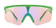 Ottica Mondello Roma - Alba Optics - 8050054517827 - DELTA - PISTACHIO / VZUM F-LENS FLM - Tr90 - shape Mask - green - EYEWEAR - SUNGLASSES - Unisex,Uomo,Donna,Women,Men - lens purple - Made In Italy