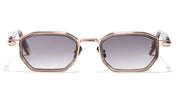 Ottica Mondello Roma - John Dalia - AXEL-C476 - AXEL - C476 Workman Grey / Rose Gold / Platine - Metal - shape Rectangular - grey, rose gold - EYEWEAR - SUNGLASSES - Unisex,Uomo,Donna,Women,Men - lens Gradient grey - Made In France