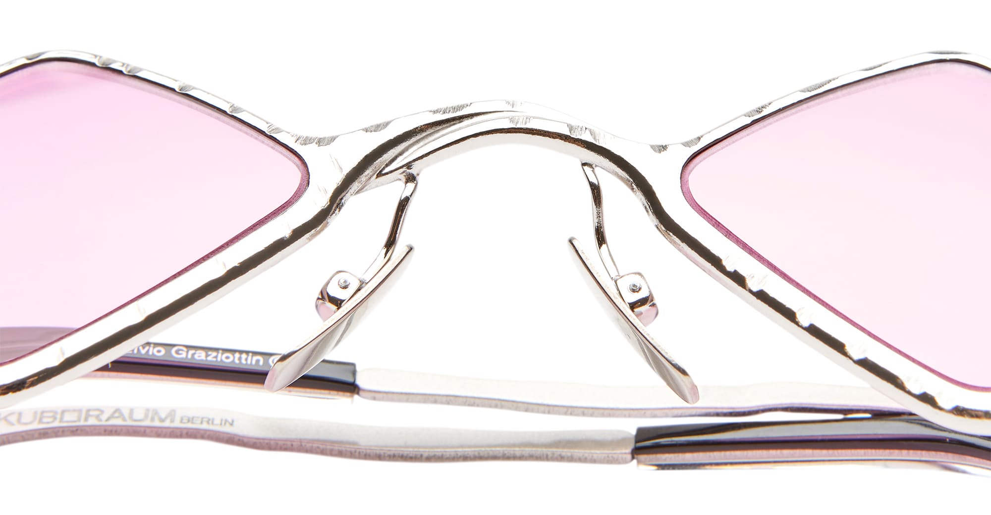 Ottica Mondello Roma - Kuboraum - KRSZ14SP000000PF - MASK Z14 - SILVER - metal, acetate - shape  - Silver - EYEWEAR - SUNGLASSES - Uomo,Men - lens  - Made In Italy