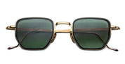 Ottica Mondello Roma - Jacques Marie Mage - JMMTK-12M - ATKINS - MUSKET - Titanium - shape Squared - Gold - EYEWEAR - SUNGLASSES - Unisex,Uomo,Donna,Women,Men - lens Green - Made In Japan