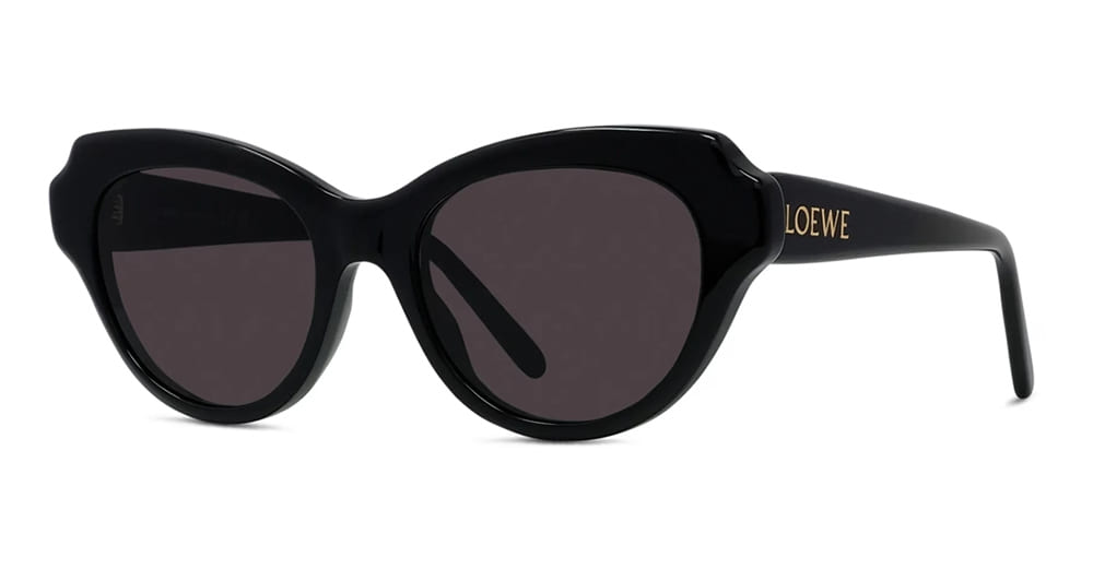 Ottica Mondello Roma - Loewe - LW40178I5301A - SLIM LW40178I - BLACK - Acetate - shape Cat-eye - Black - EYEWEAR - SUNGLASSES - Donna,Women - lens Grey - Made In Italy