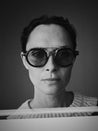 Ottica Mondello Roma - Jacques Marie Mage - J-ESN-DG-S7014N-OS - DELAGE - CHERRY - Acetate, titanium - shape Round - red, silver - EYEWEAR - SUNGLASSES - Donna,Women - lens lavender - Made In Japan