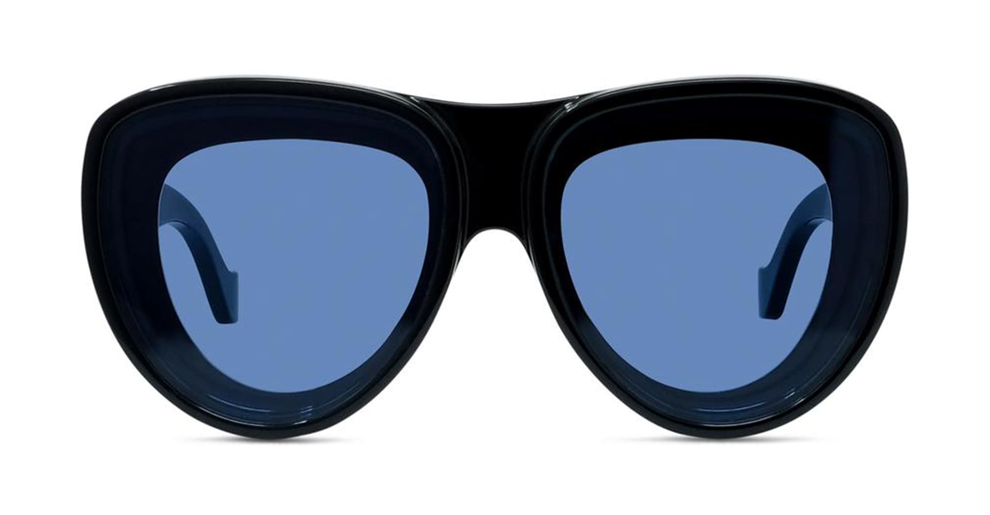 Ottica Mondello Roma - Loewe - LW40170U6101V - SIGNATURE LW40170U - BLACK - Injected Nylon - shape Pilot - Black - EYEWEAR - SUNGLASSES - Donna,Women - lens Blue - Made In Italy