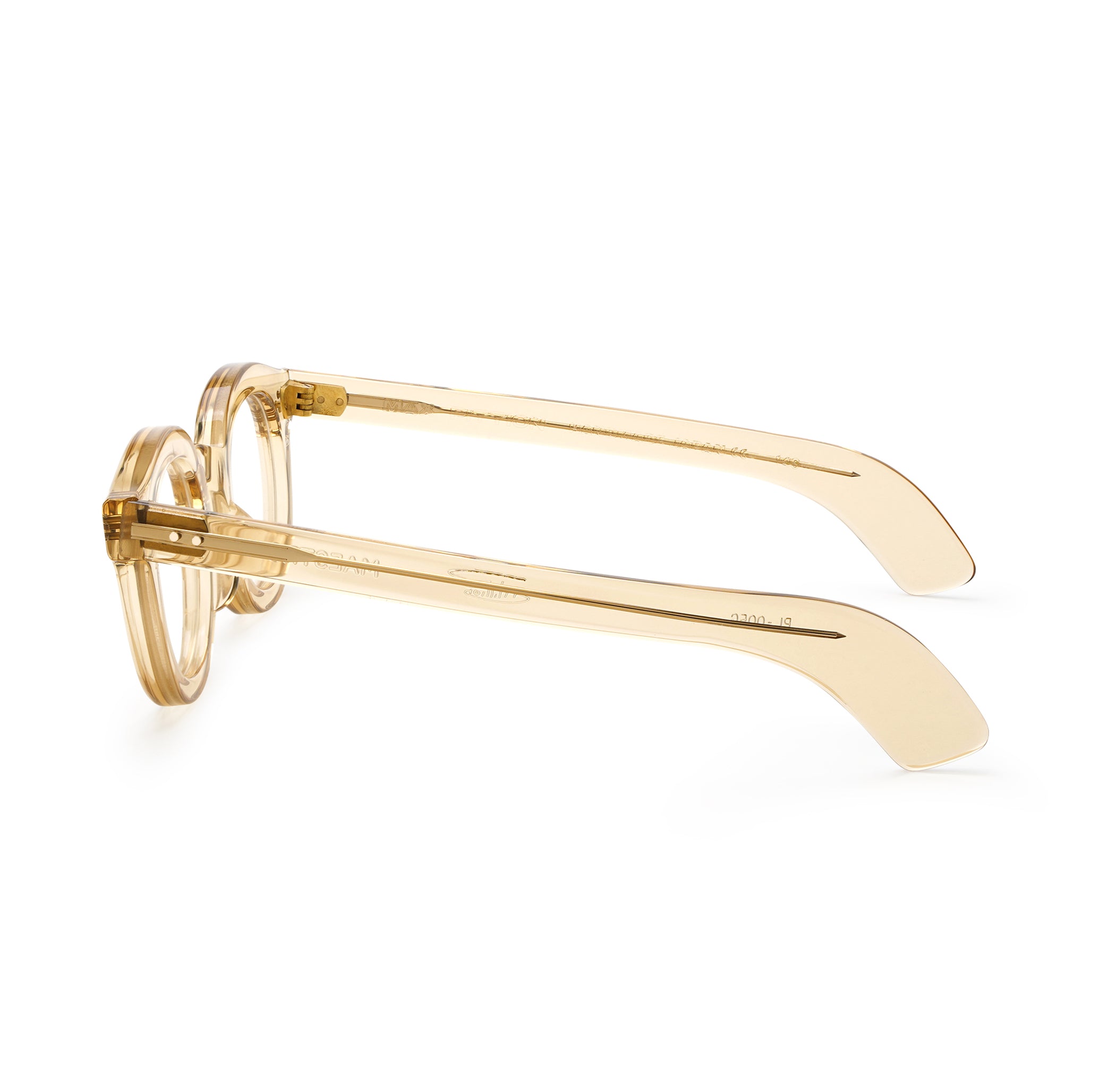 Ottica Mondello Roma - Max Pittion - MXPL-005G - MAESTRO 44 - DUSTY CHAMPAGNE RX - Acetate - shape  - Champagne - EYEWEAR - EYEGLASSES - Unisex,Uomo,Donna,Women,Men - lens  - Made In Japan