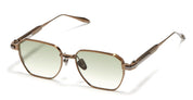 Ottica Mondello Roma - John Dalia - RICHY-C441 - RICHY - C441 - Brushed Bronze / Ruthenium - Metal - shape Panto - bronze brown - EYEWEAR - SUNGLASSES - Unisex,Uomo,Donna,Women,Men - lens Gradient green - Made In France