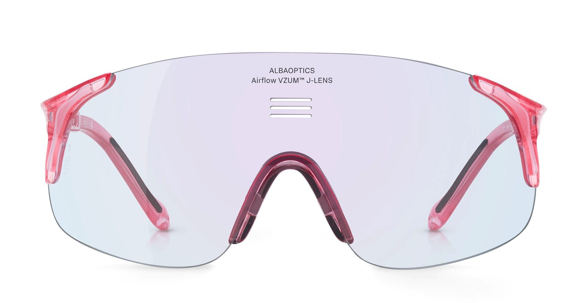 Ottica Mondello Roma - Alba Optics - 8050054518534 - JUMBO - CHERRY GLOSSY / VZUM F-LENS FIRE - Tr90 - shape Mask - fuchsia - EYEWEAR - SUNGLASSES - Unisex,Uomo,Donna,Women,Men - lens red - Made In Italy