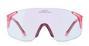 Ottica Mondello Roma - Alba Optics - 8050054518534 - JUMBO - CHERRY GLOSSY / VZUM F-LENS FIRE - Tr90 - shape Mask - fuchsia - EYEWEAR - SUNGLASSES - Unisex,Uomo,Donna,Women,Men - lens red - Made In Italy