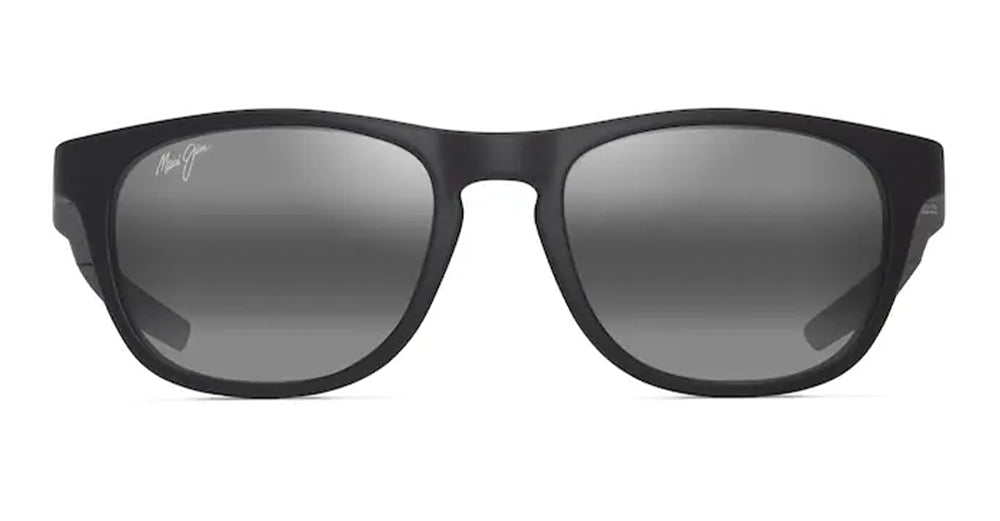 Ottica Mondello Roma - Maui Jim - MJ0597S-001 - MELEMELE - MATTE BLACK / NEUTRAL GREY LENS - nylon - shape Rectangular - Black - EYEWEAR - SUNGLASSES - Unisex,Uomo,Donna,Women,Men - lens Grey - Made In Italy