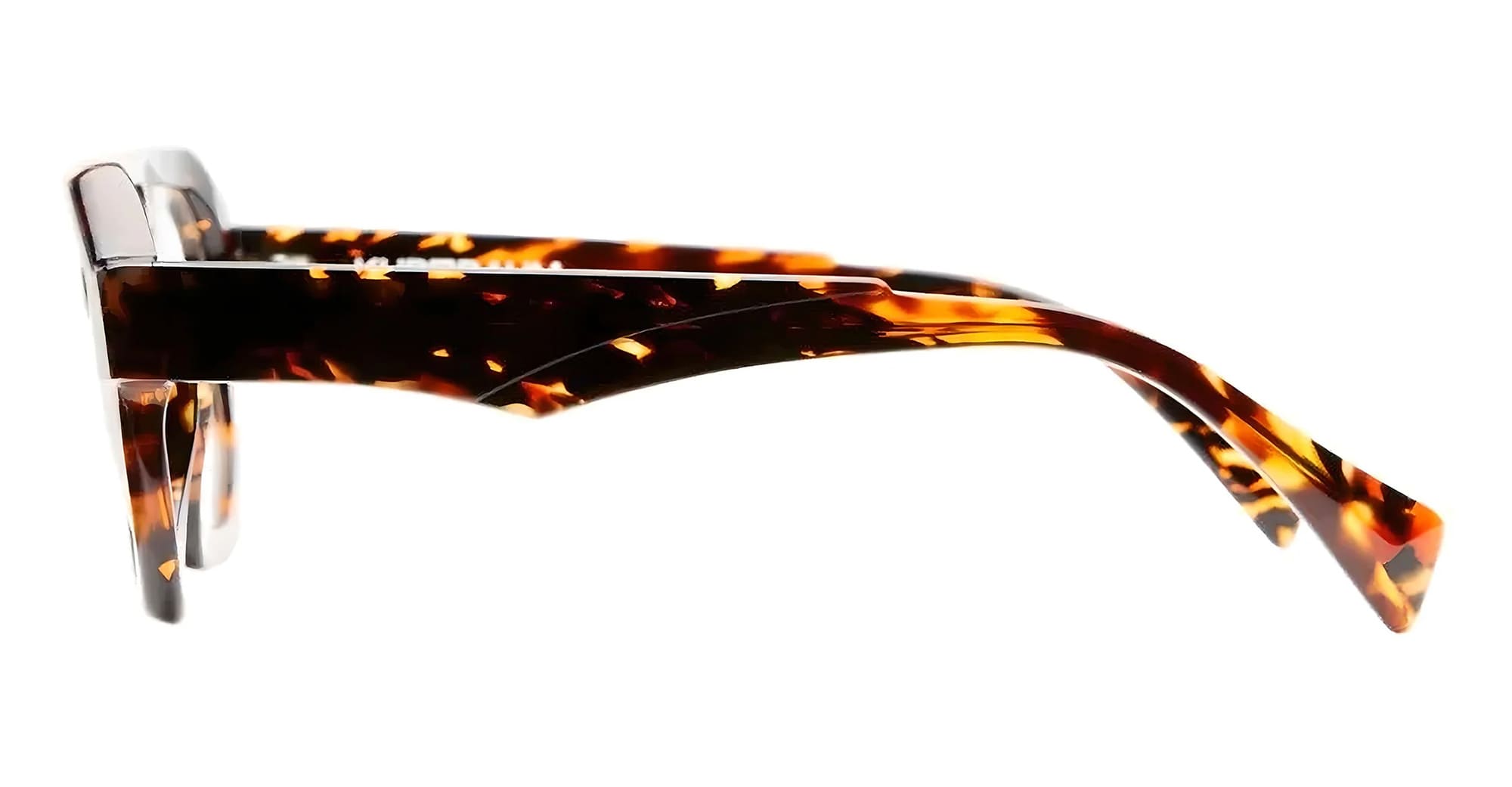 Ottica Mondello Roma - Kuboraum - KROK33HSP00000OP - MASK K33 HSP - HAVANA STRIPES RX - Acetate - shape Navigator - Havana - EYEWEAR - EYEGLASSES - Unisex,Uomo,Donna,Women,Men - lens Clear - Made In Italy