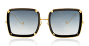 Ottica Mondello Roma - Anna-Karin Karlsson - S201-4501 - WHITE MOON - Black - acetate, stainless steel - shape Squared - Black - EYEWEAR - SUNGLASSES - Donna,Women - lens Gradient grey - Made In Japan