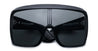 Ottica Mondello Roma - Jacques Marie Mage - JMMM0-17N - 2001 - MONOLITH - Acetate - shape Mask - Black - EYEWEAR - SUNGLASSES - Uomo,Men - lens Black - Made In Italy