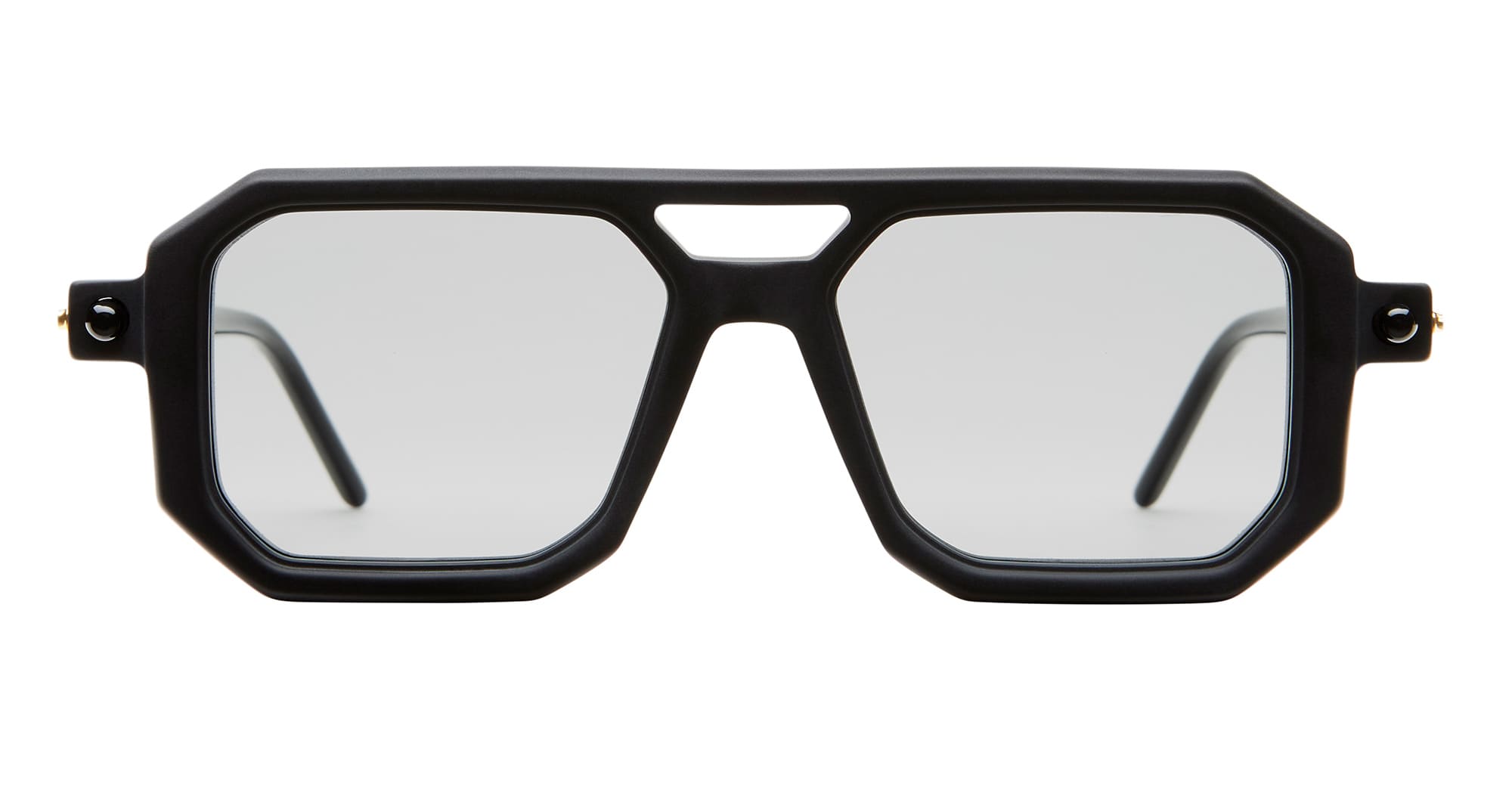 Ottica Mondello Roma - Kuboraum - KRS0P8BMH000002F - MASK P8 - BLACK MATTE / HAVANA - Acetate - shape Navigator - black, havana - EYEWEAR - SUNGLASSES - Unisex,Uomo,Donna,Women,Men - lens Grey - Made In Italy