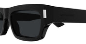 Ottica Mondello Roma - Saint Laurent - SL 837-001 - SL 837-001 - BLACK - Acetate - shape Rectangular - Black - EYEWEAR - SUNGLASSES - Unisex,Uomo,Donna,Women,Men - lens Grey - Made In Italy