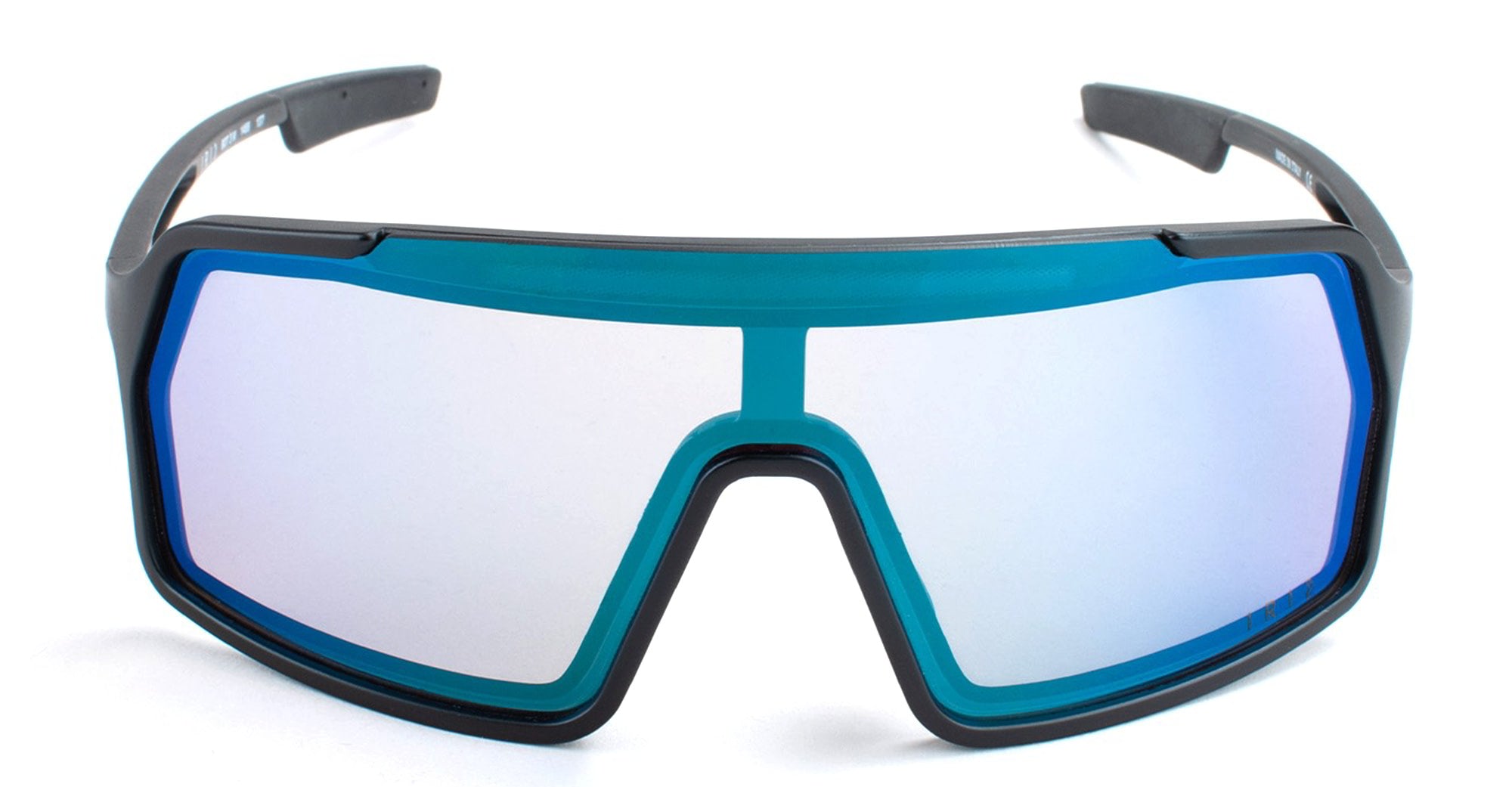 Ottica Mondello Roma - Out Of - XS145587M - Bot 3 - Black / White / IRID green MEDIUM - Acetate - shape Mask - black, white - EYEWEAR - SUNGLASSES - Unisex,Uomo,Donna,Women,Men - lens Green - Made In Italy