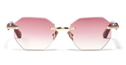 Ottica Mondello Roma - John Dalia - TIMOTHY-C516 - TIMOTHY - C516 Rose Gold - metal, acetate - shape Hexagonal - rose gold - EYEWEAR - SUNGLASSES - Unisex,Uomo,Donna,Women,Men - lens red - Made In France