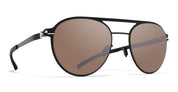 Ottica Mondello Roma - Mykita - 10066938 - BRADLEY - JET BLACK / MOLE GREY - stainless steel - shape  - shiny silver - EYEWEAR - SUNGLASSES - Unisex,Uomo,Donna,Women,Men - lens  - Made In Germany