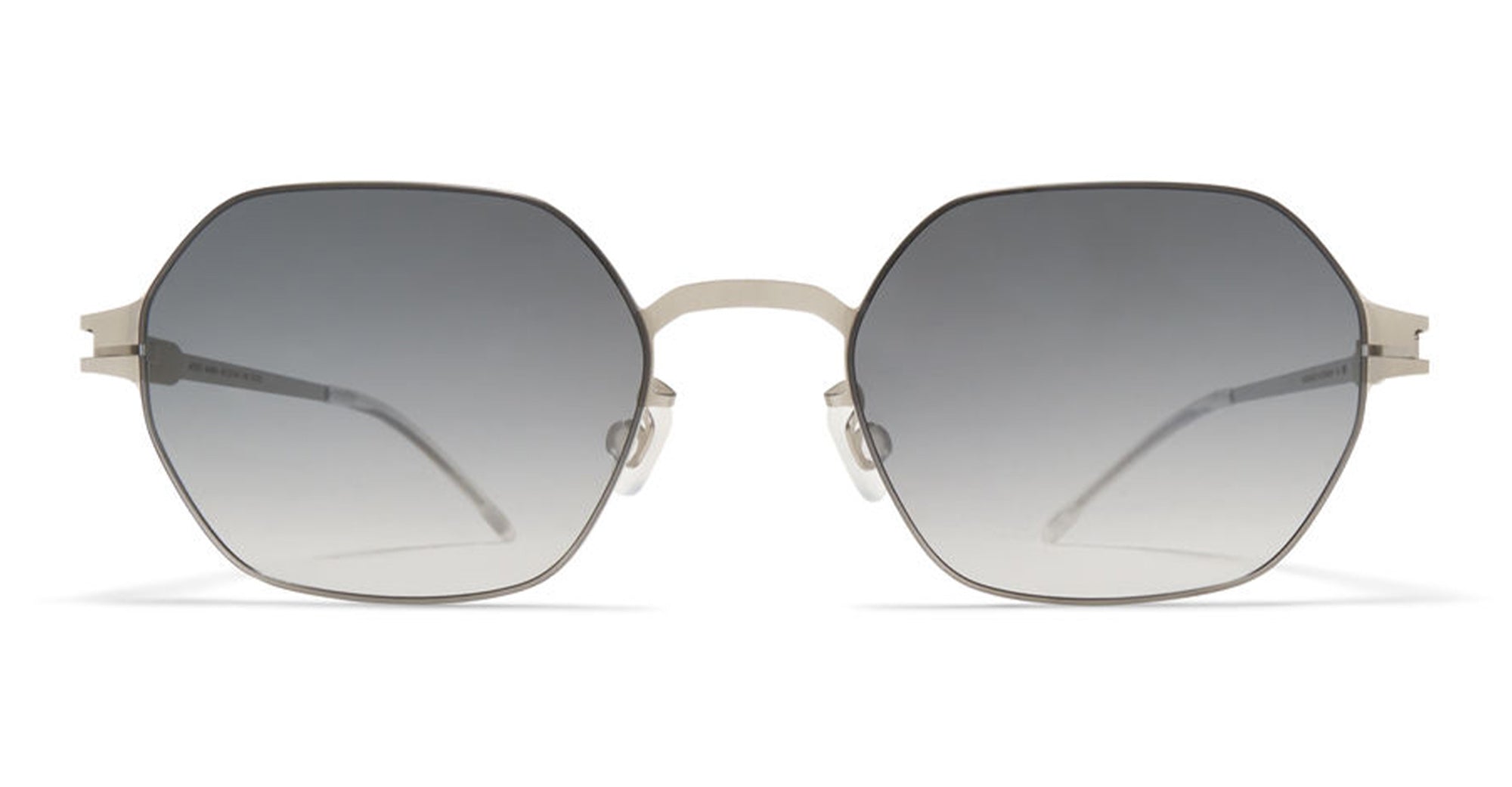 Ottica Mondello Roma - Mykita - 10091526 - HAMISH - CASHMERE SILVER / SILVER - stainless steel - shape Hexagonal - Silver - EYEWEAR - SUNGLASSES - Unisex,Uomo,Donna,Women,Men - lens Gradient grey - Made In Germany
