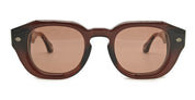 Ottica Mondello Roma - Daizo - A-SD001-WBR1-BR01 - LUDO - WARM BROWN / BROWN LENS - Acetate - shape Round - brown - EYEWEAR - SUNGLASSES - Unisex,Uomo,Donna,Women,Men - lens Brown - Made In Japan