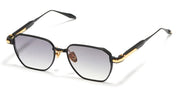 Ottica Mondello Roma - John Dalia - RICHY-C302 - RICHY - C302 CARBON EFFECT / YELLOW 18K GOLD - Metal - shape Panto - gold, black - EYEWEAR - SUNGLASSES - Unisex,Uomo,Donna,Women,Men - lens Gradient grey - Made In France