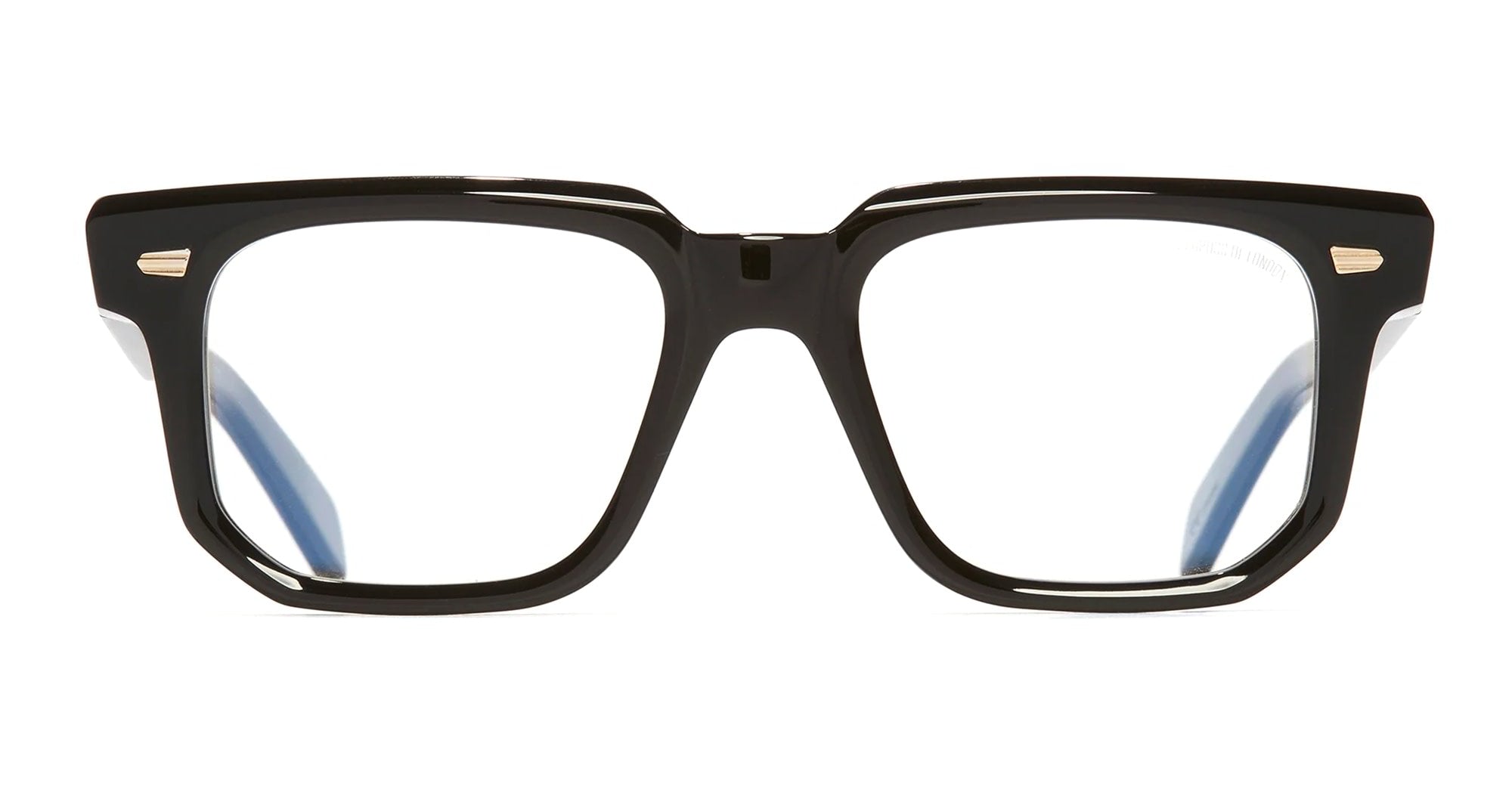 Ottica Mondello Roma - Cutler and Gross - CGOP-1410-49-01 - 1410 - BLACK RX - Acetate - shape Squared - Black - EYEWEAR - EYEGLASSES - Unisex,Uomo,Donna,Women,Men - lens Clear - Made In Italy