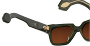 Ottica Mondello Roma - T HENRI - UAR - UTOPIA - BRIGADE - Acetate - shape Squared - green - EYEWEAR - SUNGLASSES - Uomo,Men - lens bronze - Made In Japan