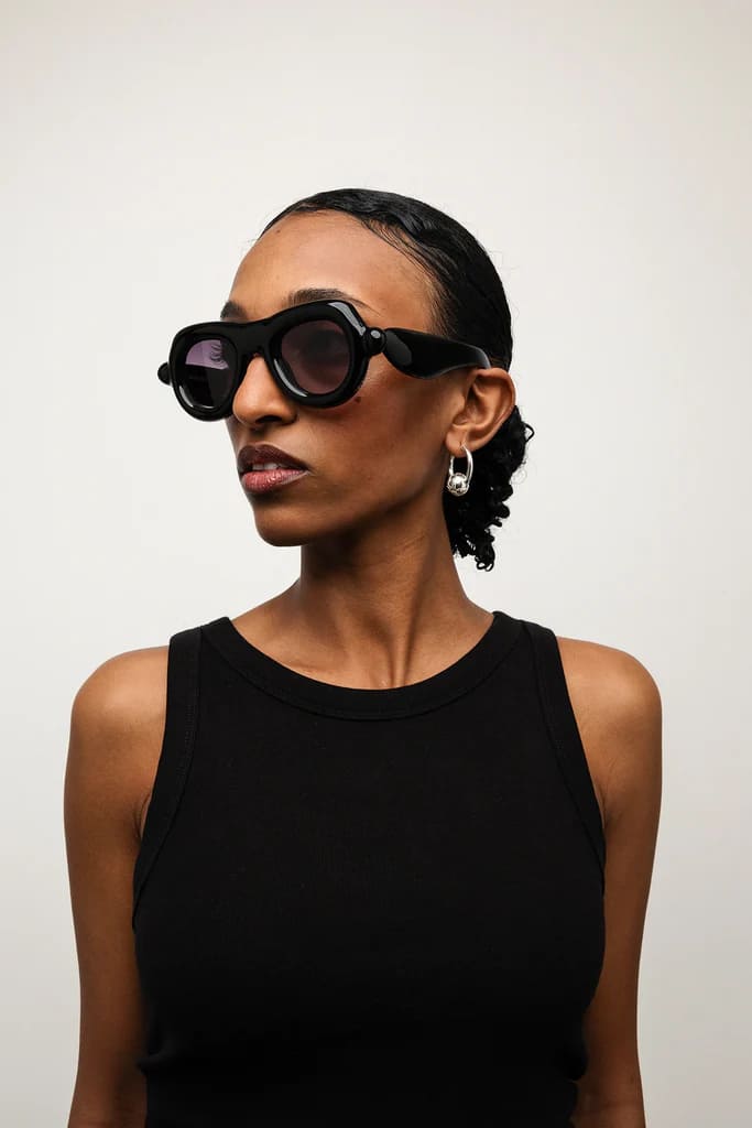 Ottica Mondello Roma - Paloceras - pebble-shadow-black-vx - PEBBLE - SHADOW BLACK VX - Acetate - shape Pilot - Black - EYEWEAR - SUNGLASSES - Unisex,Uomo,Donna,Women,Men - lens Gradient grey - Made In China