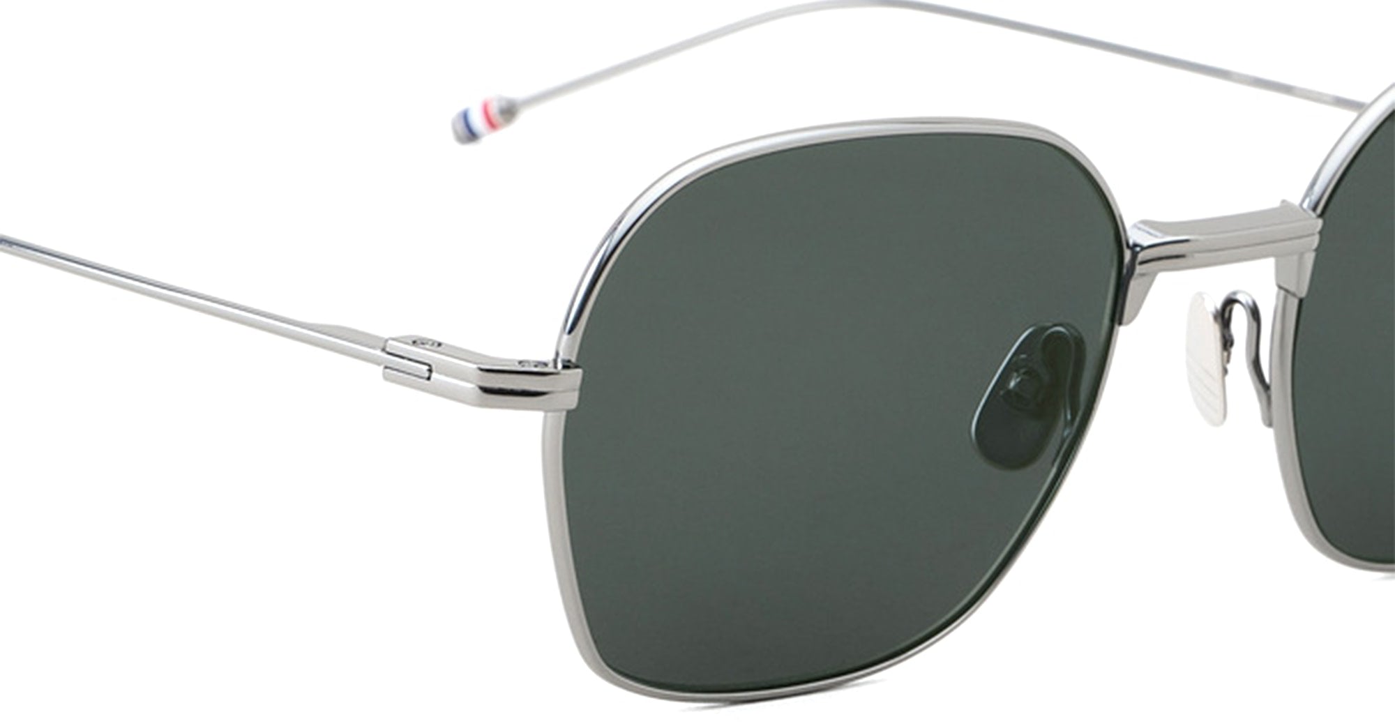 Ottica Mondello Roma - Thom Browne - UES945A-G0001-035-54 - RECTANGULAR - SILVER - Titanium - shape  - Silver - EYEWEAR - SUNGLASSES - Unisex,Uomo,Donna,Women,Men - lens  - Made In Japan