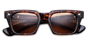 Ottica Mondello Roma - Jacques Marie Mage - JMMQU-15D - JOHNNY CASH BY JMM: QUENTIN - SAMOA - Acetate - shape Rectangular - Tortoise - EYEWEAR - SUNGLASSES - Uomo,Men - lens orange - Made In Japan