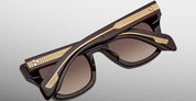 Ottica Mondello Roma - Jacques Marie Mage - JMMDE-B17 - DEALAN EPOXY II - GANACHE - Acetate - shape Squared - brown - EYEWEAR - SUNGLASSES - Unisex,Uomo,Donna,Women,Men - lens Brown - Made In Japan