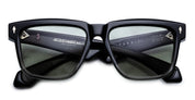Ottica Mondello Roma - Jacques Marie Mage - JMMHYS-3R - HYANNIS - BLACK FADE - Acetate - shape Rectangular - Black - EYEWEAR - SUNGLASSES - Unisex,Uomo,Donna,Women,Men - lens light green - Made In Japan
