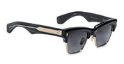 Ottica Mondello Roma - Jacques Marie Mage - JMMUB-11D - BUGSY - ECLIPSE 2 - Acetate, titanium - shape Clubmaster - Black - EYEWEAR - SUNGLASSES - Unisex,Uomo,Donna,Women,Men - lens Gradient black - Made In Japan