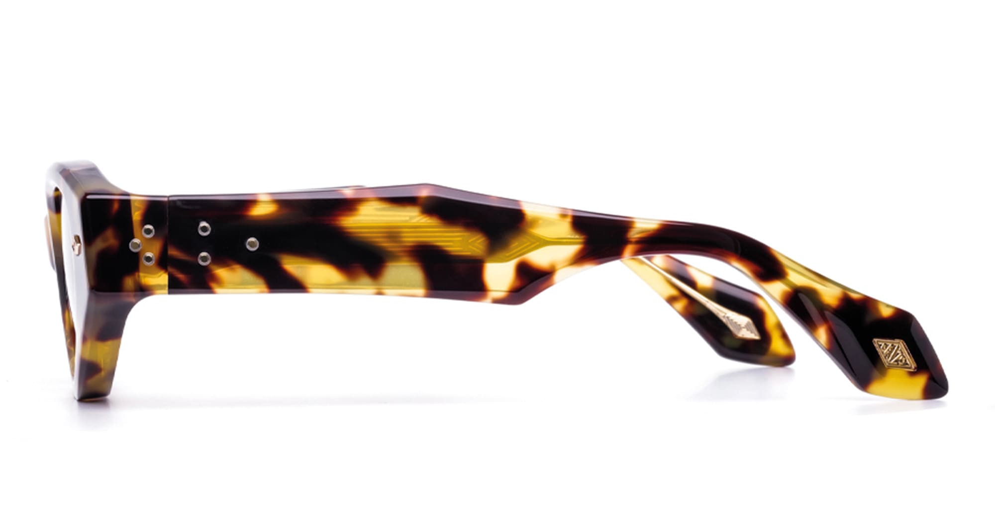 Ottica Mondello Roma - Daizo - A-BFR001-L1-VB01 - REI - leopard / vintage brown lens - Acetate - shape Butterfly - Havana - EYEWEAR - SUNGLASSES - Unisex,Uomo,Donna,Women,Men - lens Brown - Made In Japan