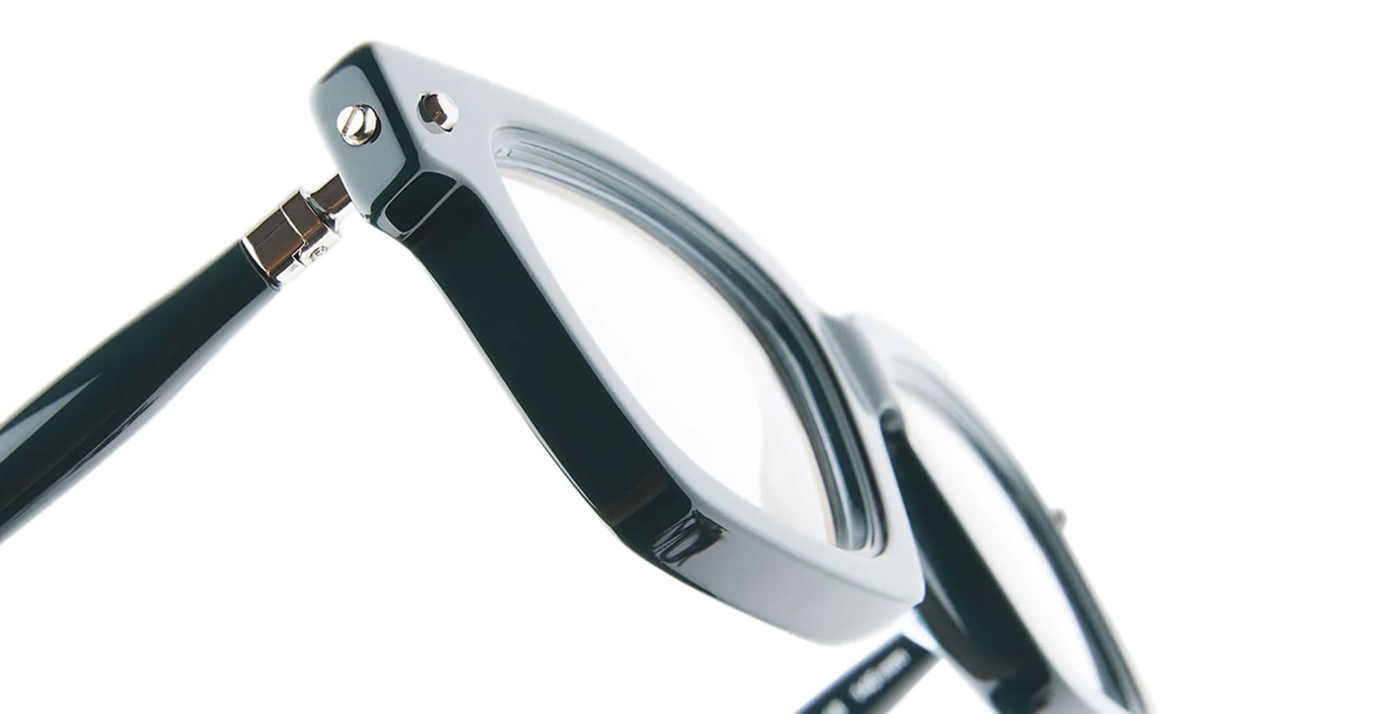 Ottica Mondello Roma - Kuboraum - KROP25FO000000OP - MASK P25 FO - FOREST GREEN RX - Acetate - shape Rectangular - green - EYEWEAR - EYEGLASSES - Unisex,Uomo,Donna,Women,Men - lens Clear - Made In Italy