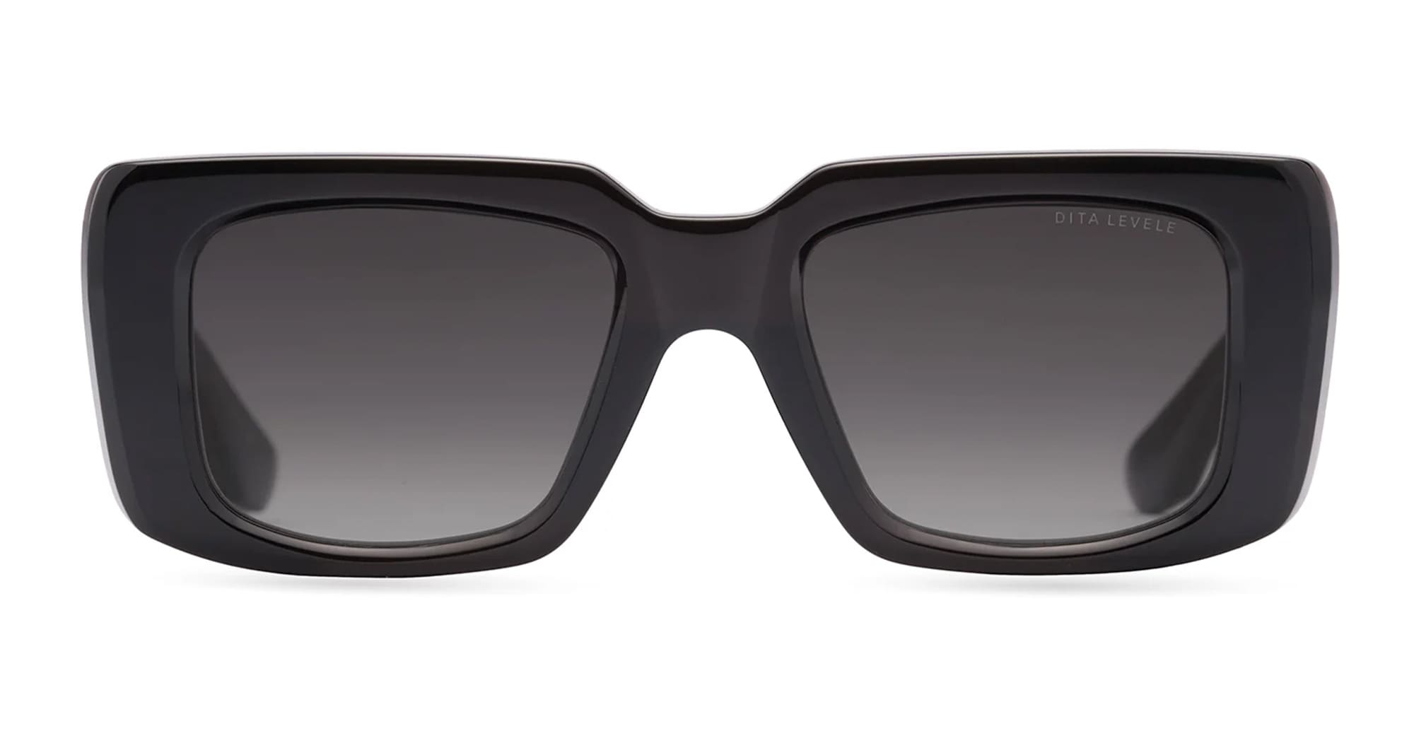 Ottica Mondello Roma - DITA - DTS739-A-01 - LEVELE - BLACK - Acetate - shape Squared - Black - EYEWEAR - SUNGLASSES - Unisex,Uomo,Donna,Women,Men - lens Gradient grey - Made In Japan