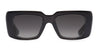 Ottica Mondello Roma - DITA - DTS739-A-01 - LEVELE - BLACK - Acetate - shape Squared - Black - EYEWEAR - SUNGLASSES - Unisex,Uomo,Donna,Women,Men - lens Gradient grey - Made In Japan