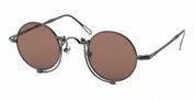 Ottica Mondello Roma - Matsuda - 10601H.SG.RTM2.45 - 10601H - RUTHENIUM / BRUNELLO RED - Titanium - shape Round - grey - EYEWEAR - SUNGLASSES - Unisex,Uomo,Donna,Women,Men - lens burgundy - Made In Japan